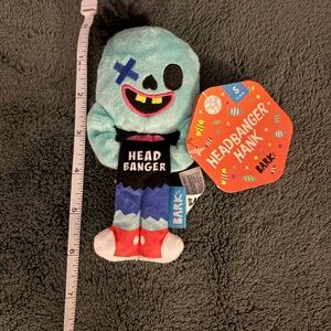 Bark Headbanger Hank Plush in Blue and Red